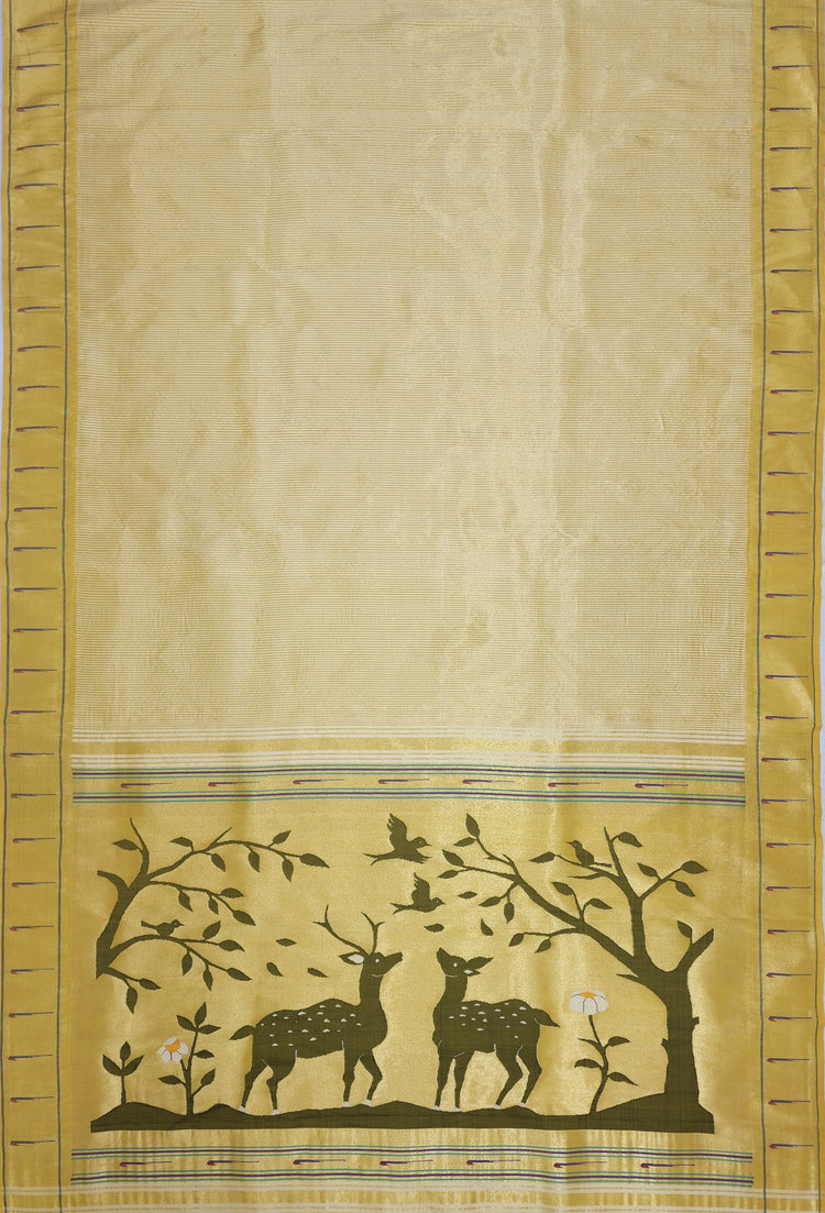 Single Muniya Brocade Paithani