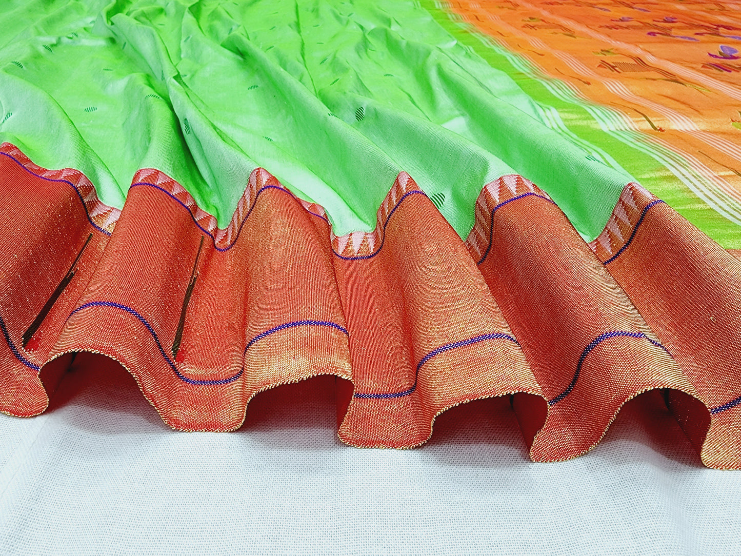 Single Muniya Brocade Paithani