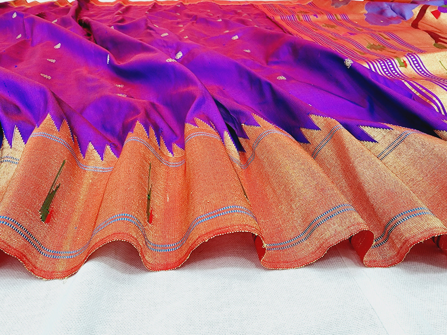 Single Muniya Brocade Paithani
