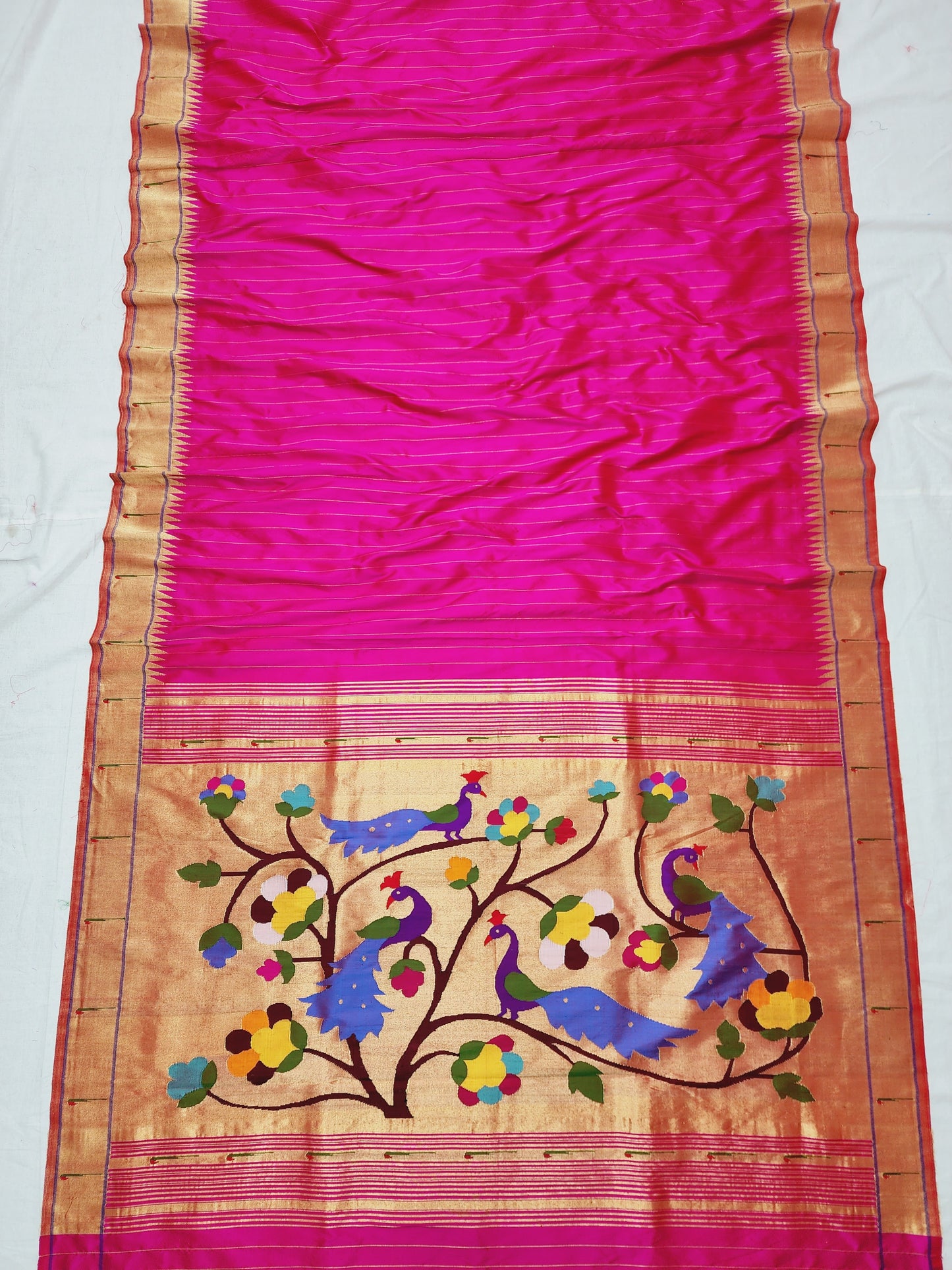 Single Muniya Brocade Paithani