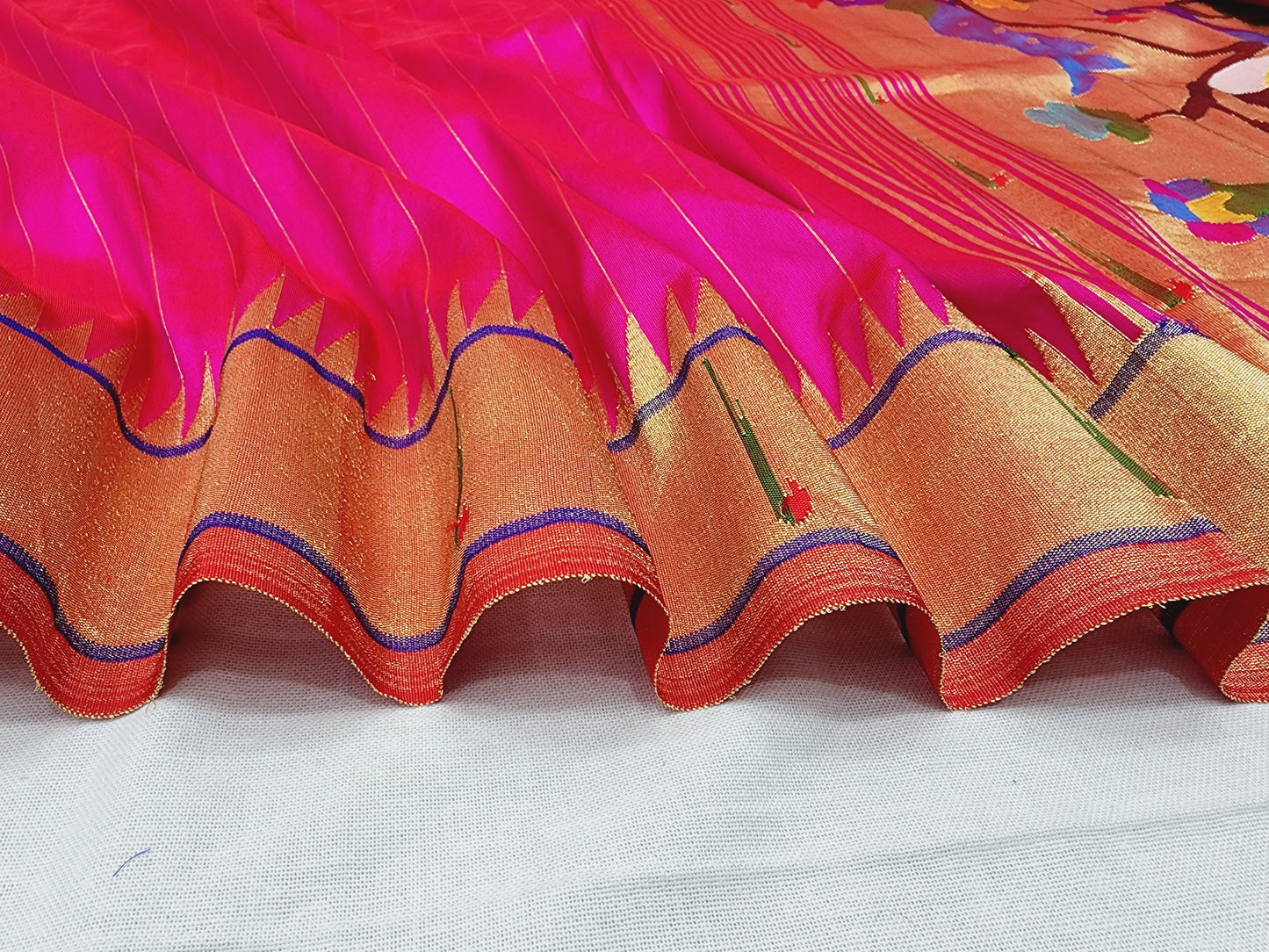 Single Muniya Brocade Paithani