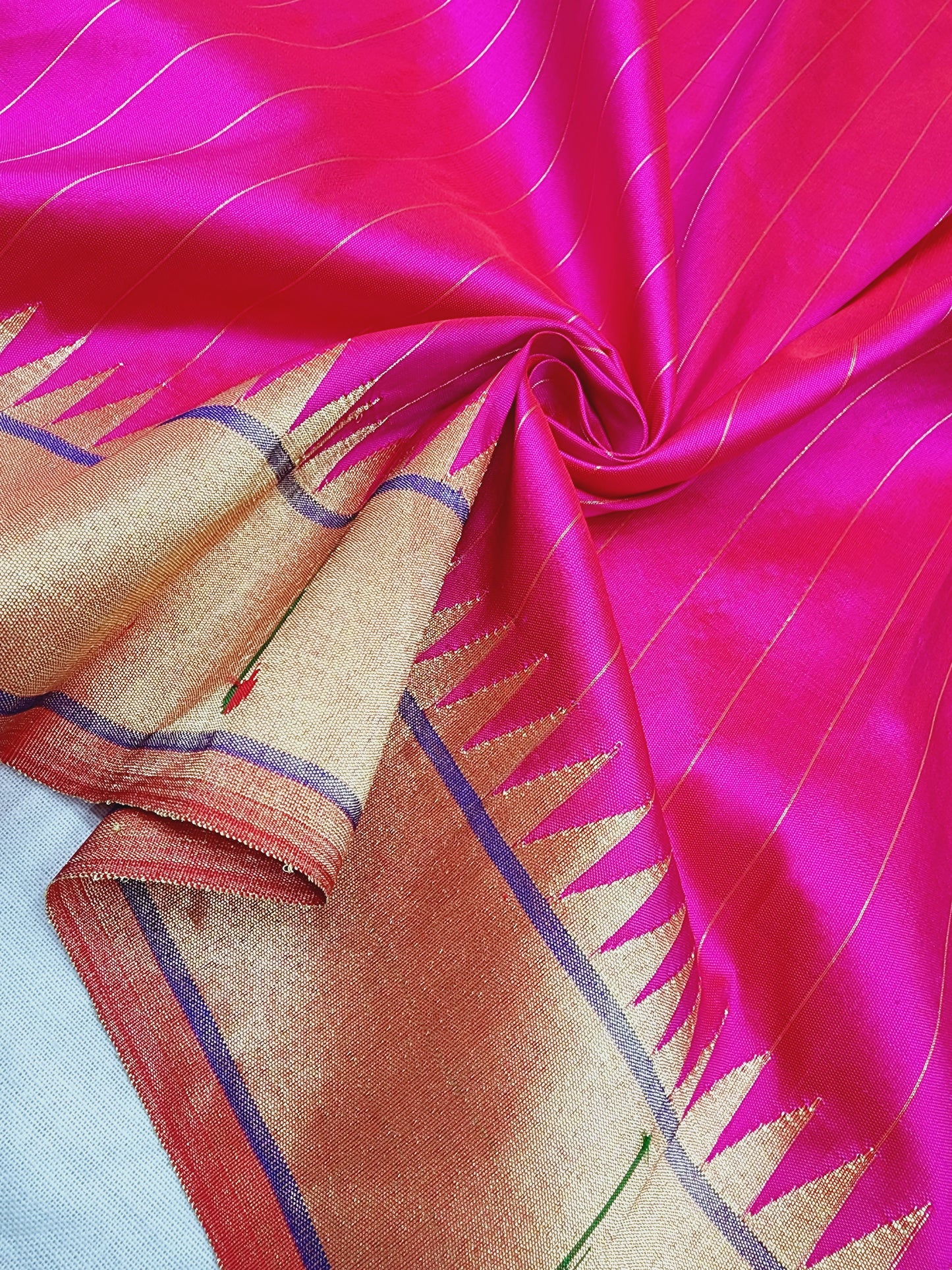Single Muniya Brocade Paithani