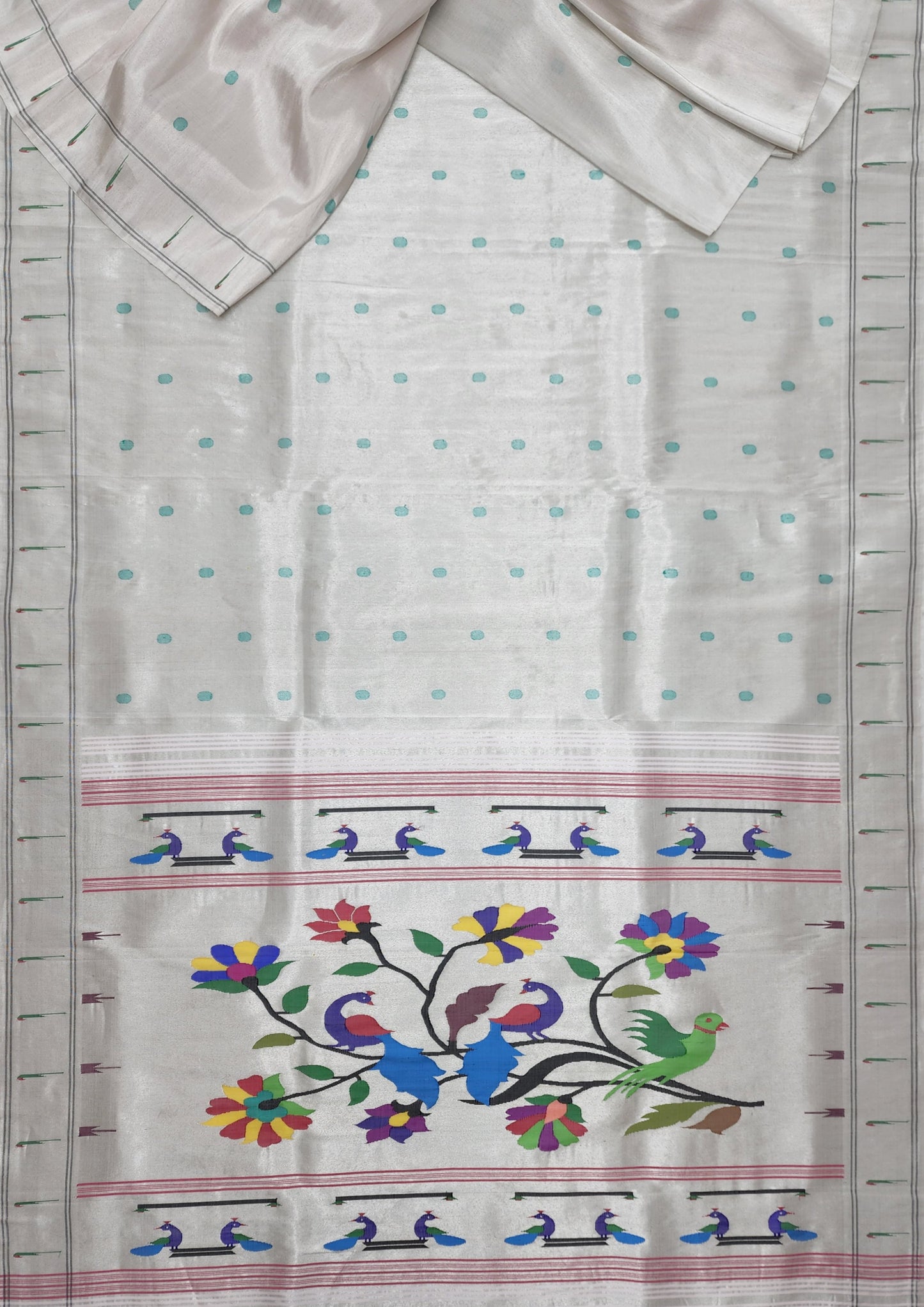 Single Muniya Brocade Paithani