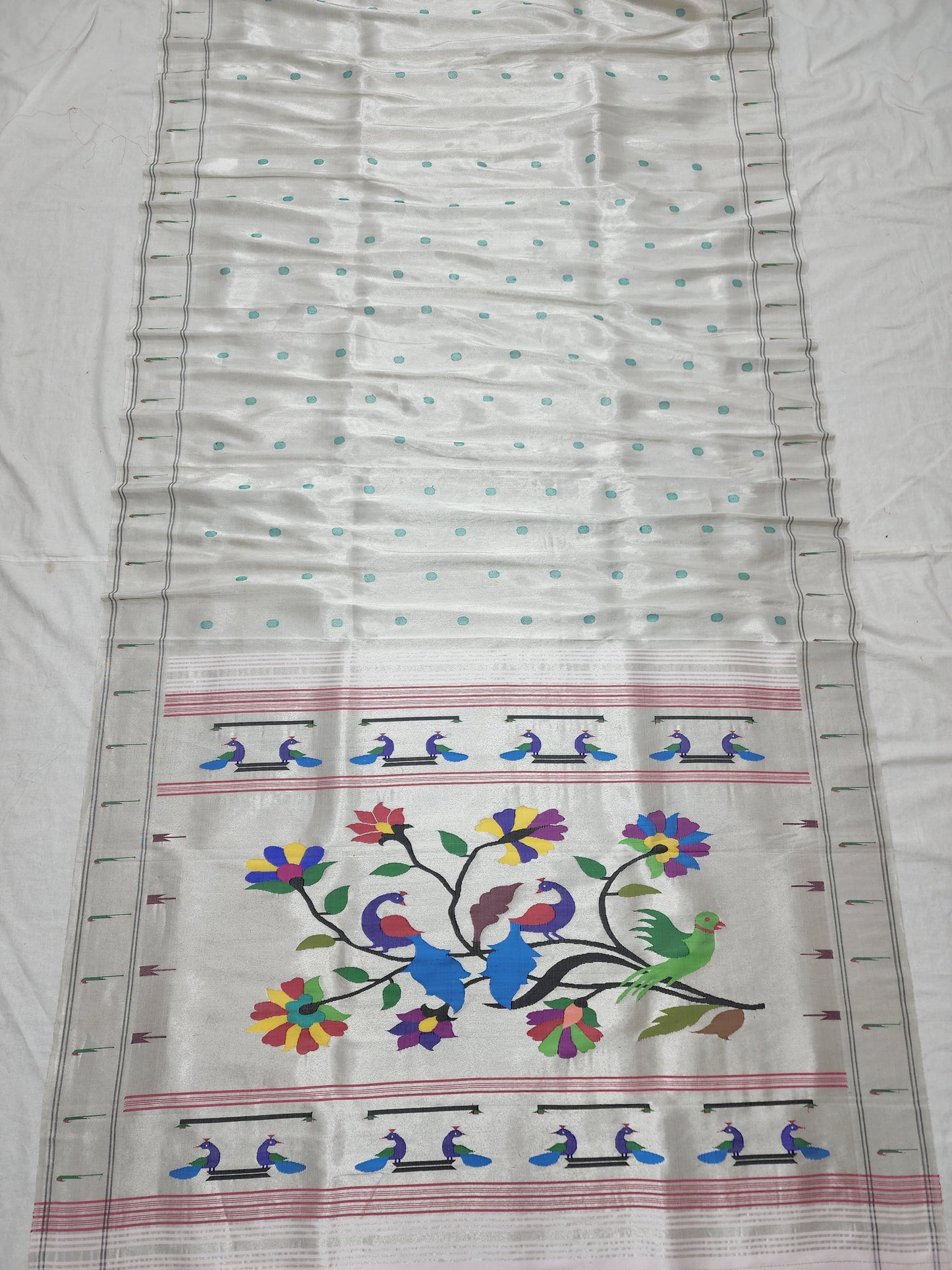 Single Muniya Brocade Paithani