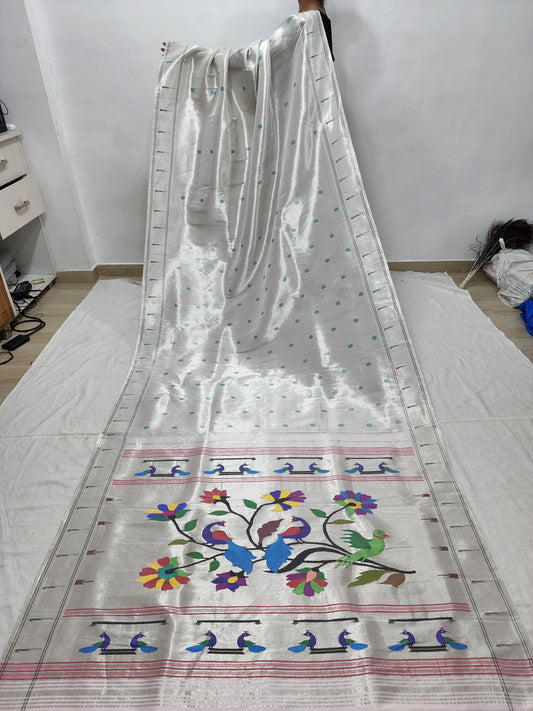 Single Muniya Brocade Paithani