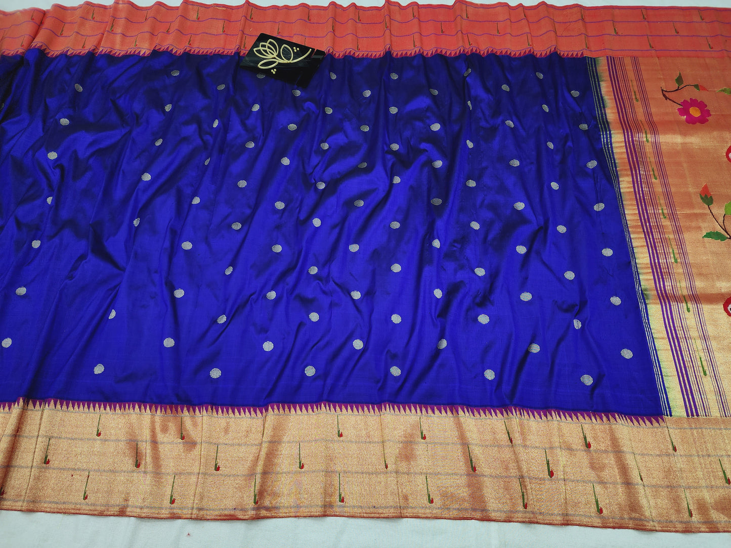 Triple Muniya Brocade Paithani