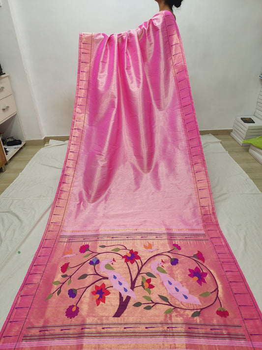 Single Muniya Brocade Paithani