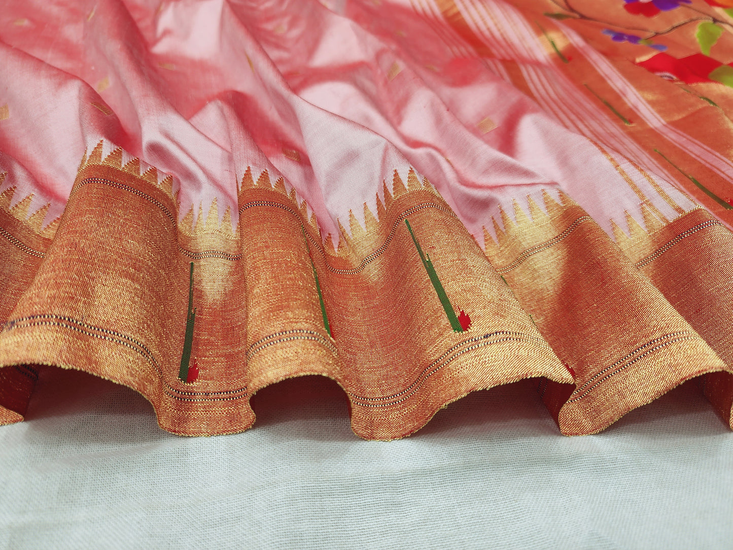 Single Muniya Brocade Paithani