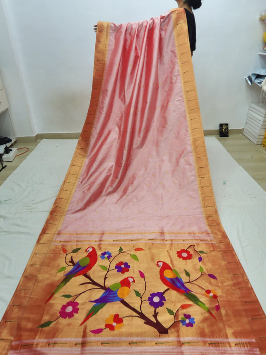 Single Muniya Brocade Paithani