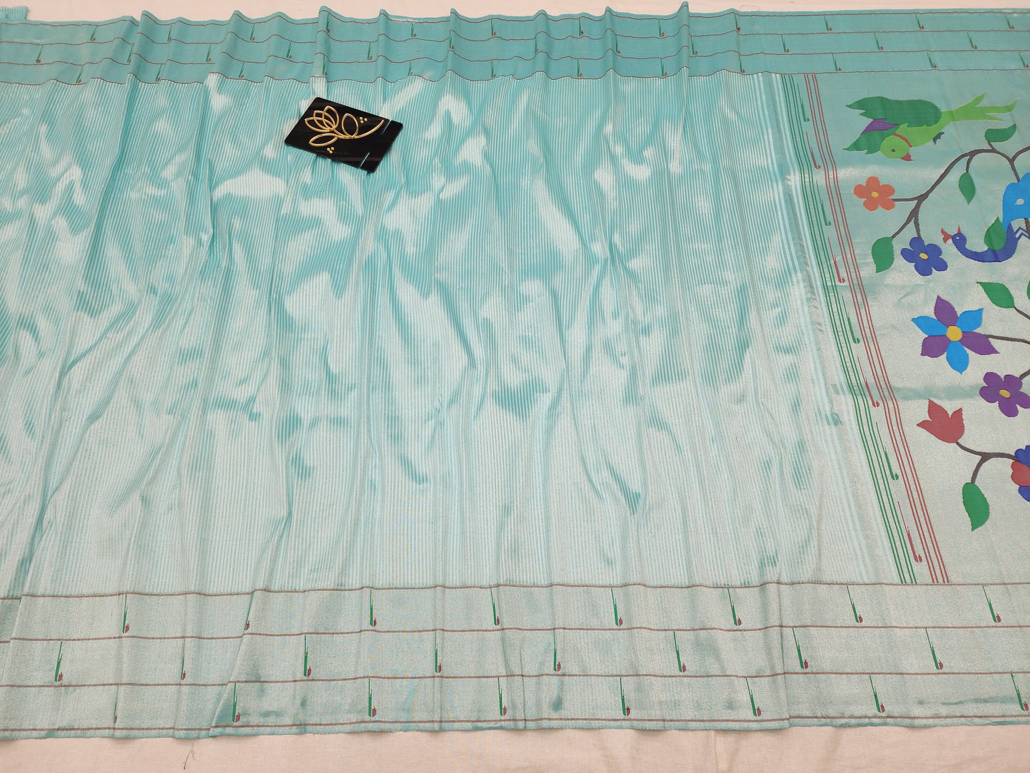 Triple Muniya Brocade Paithani