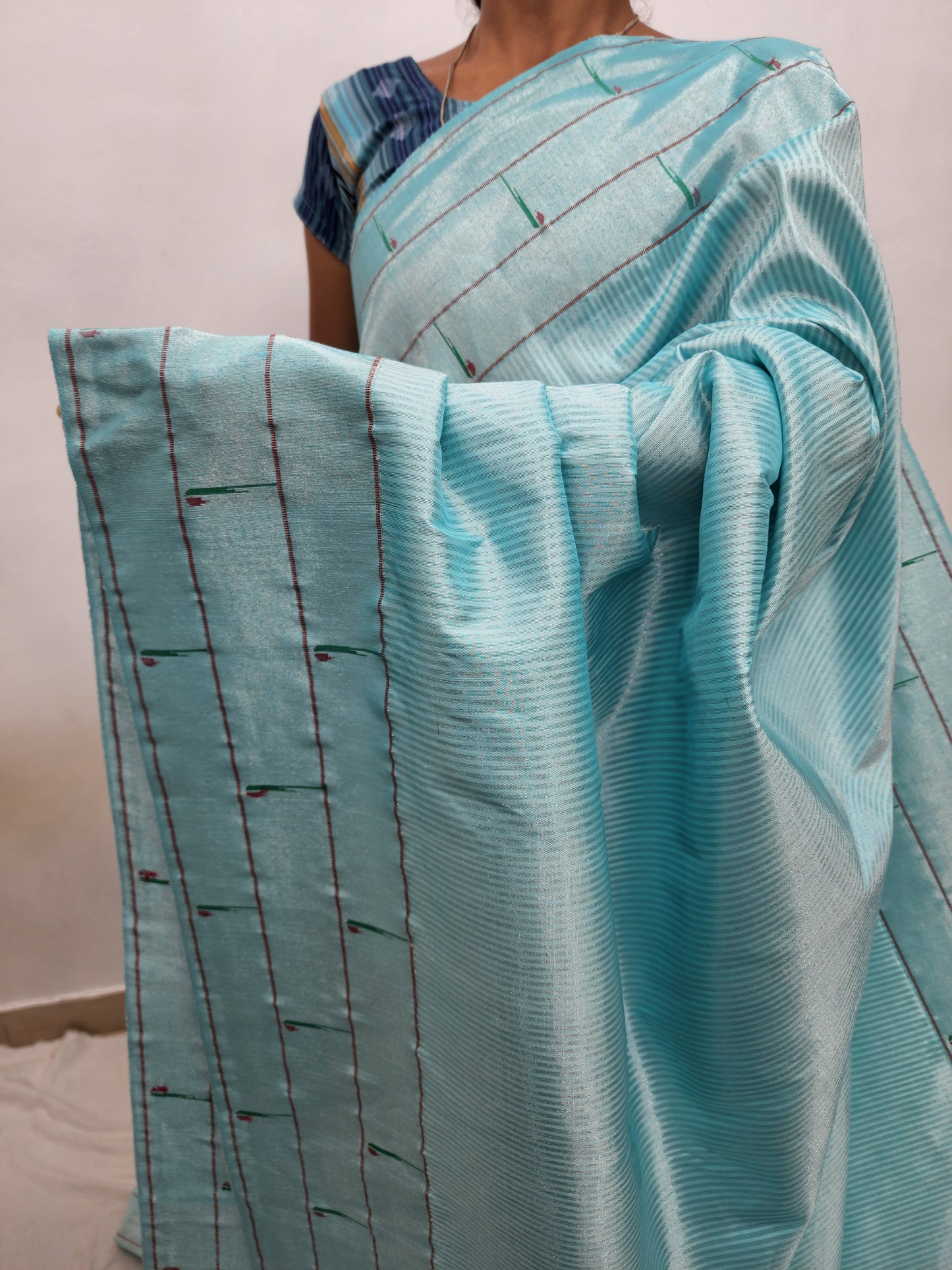Triple Muniya Brocade Paithani