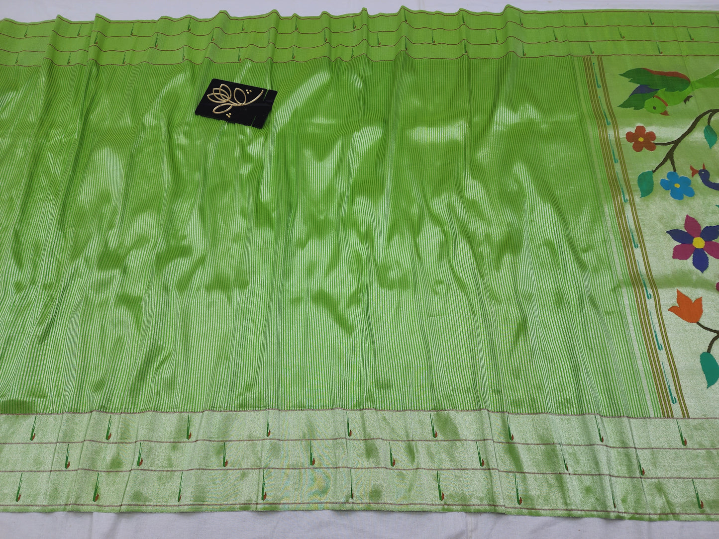Triple Muniya Brocade Paithani