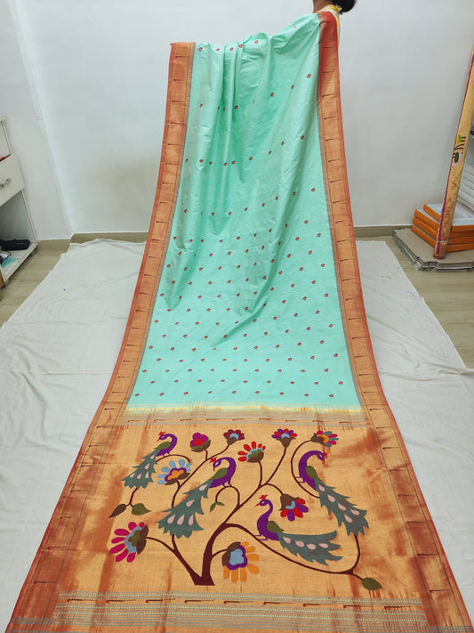 Single Muniya Brocade Paithani