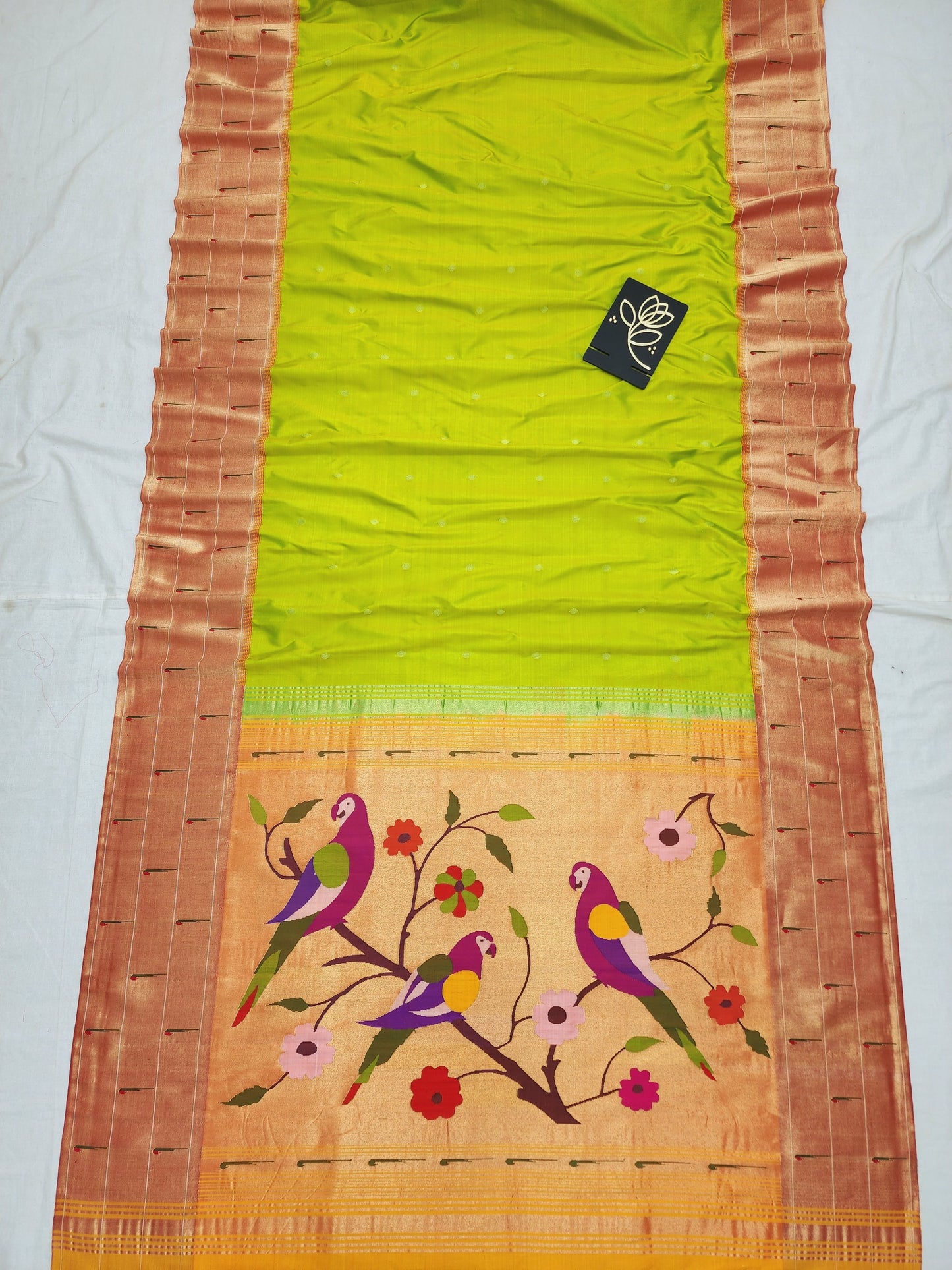 Triple Muniya Brocade Paithani