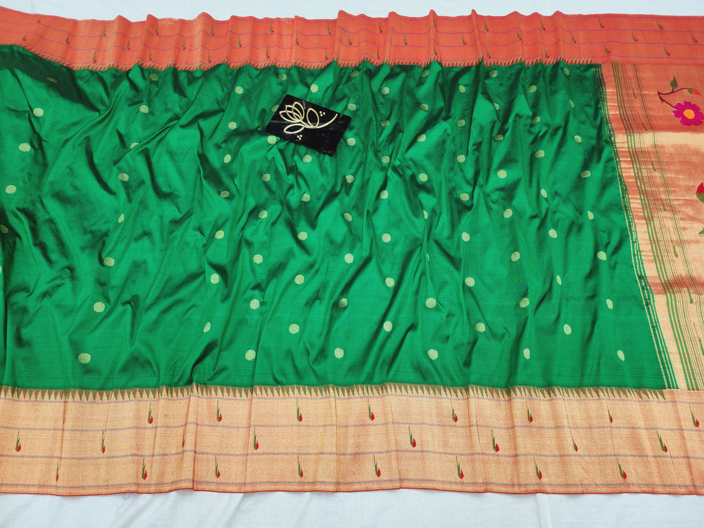 Triple Muniya Brocade Paithani