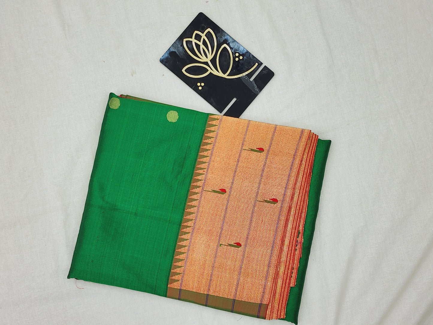 Triple Muniya Brocade Paithani