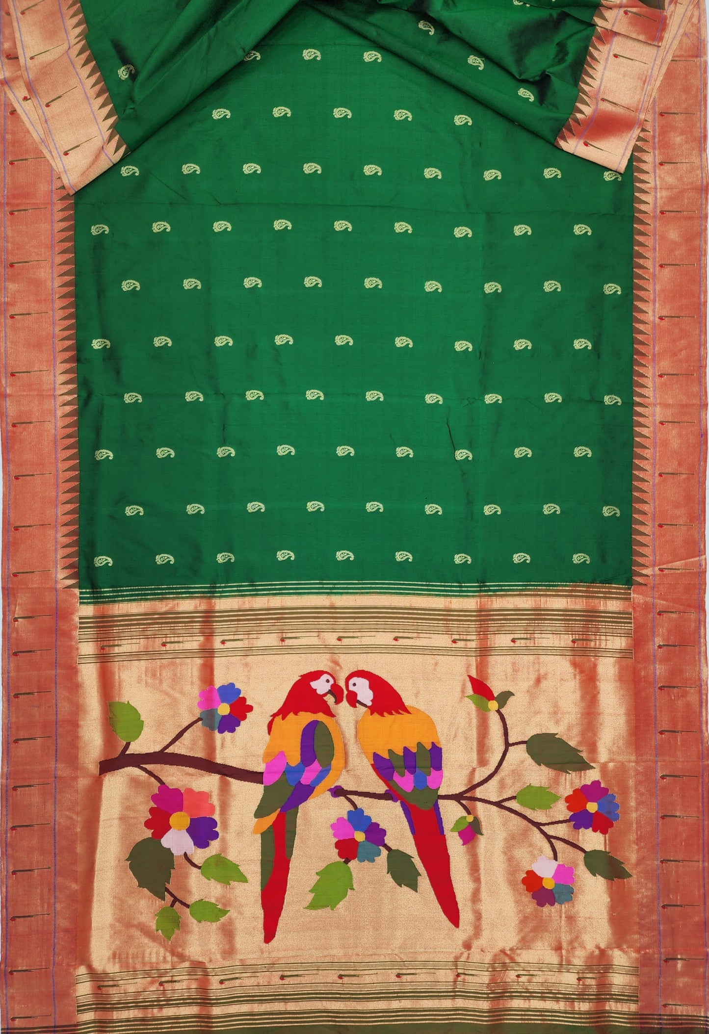 Single Muniya Brocade Paithani