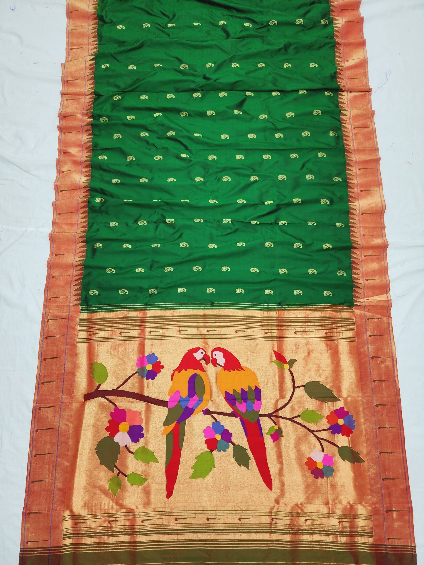 Single Muniya Brocade Paithani