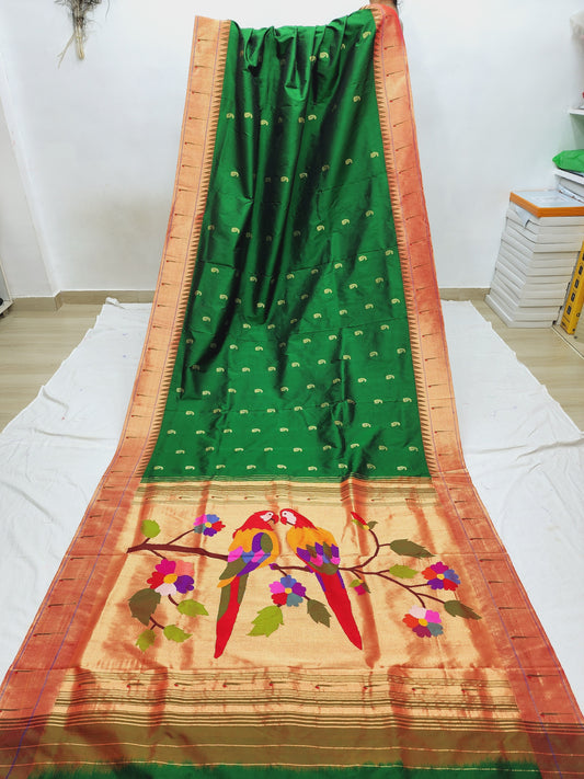 Single Muniya Brocade Paithani