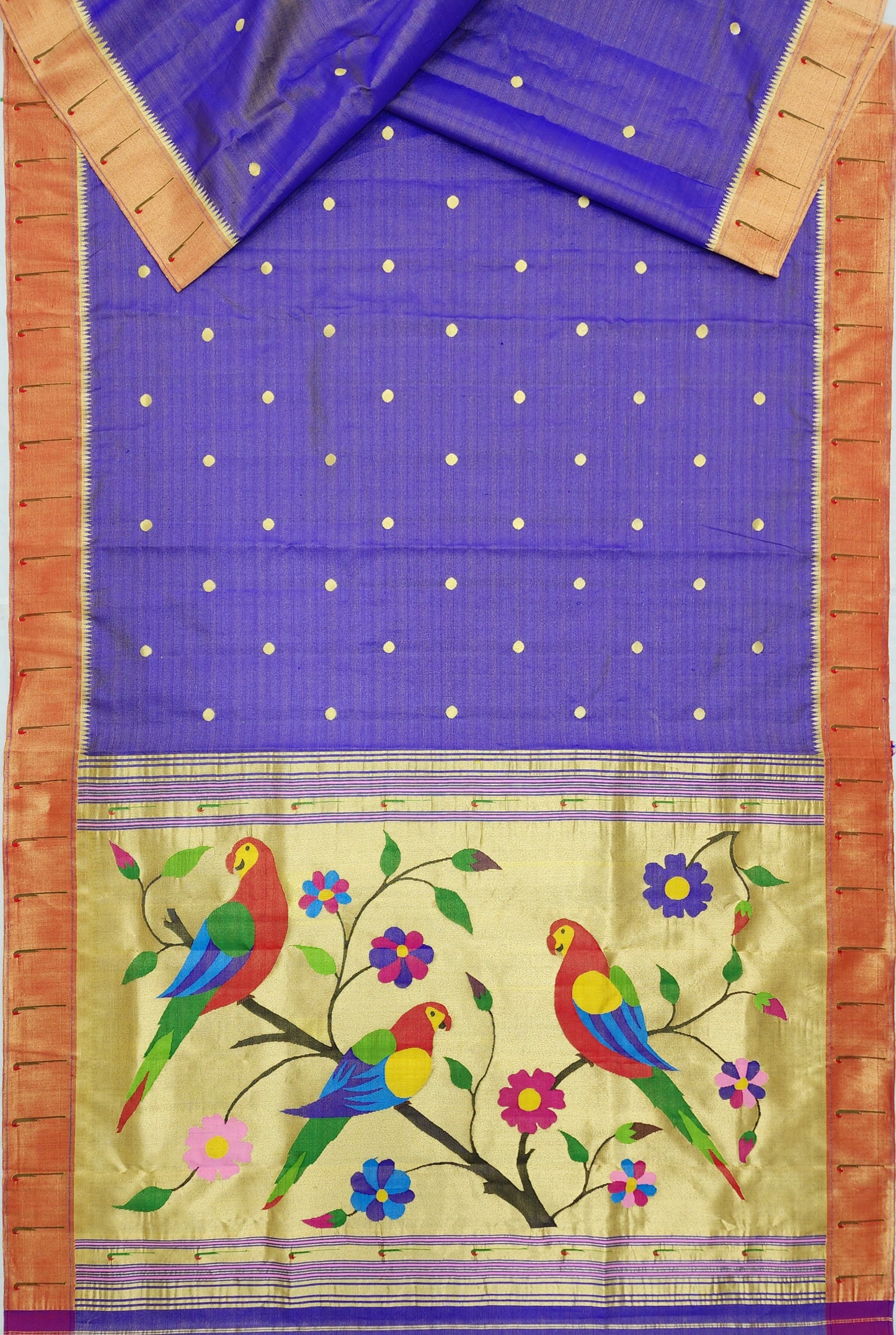 Single Muniya Brocade Paithani