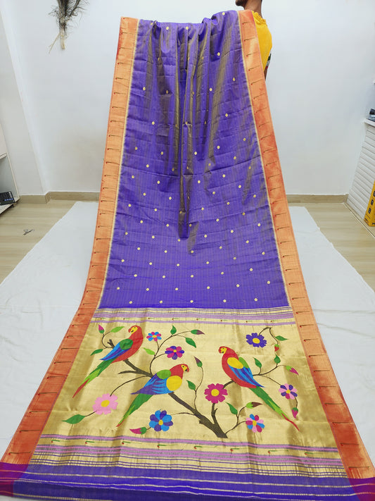 Single Muniya Brocade Paithani