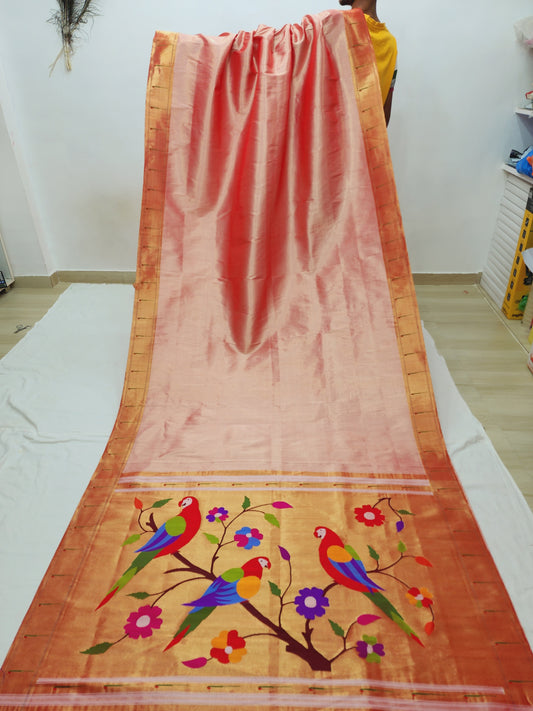 Single Muniya Brocade Paithani