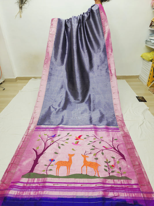 Single Muniya Brocade Paithani