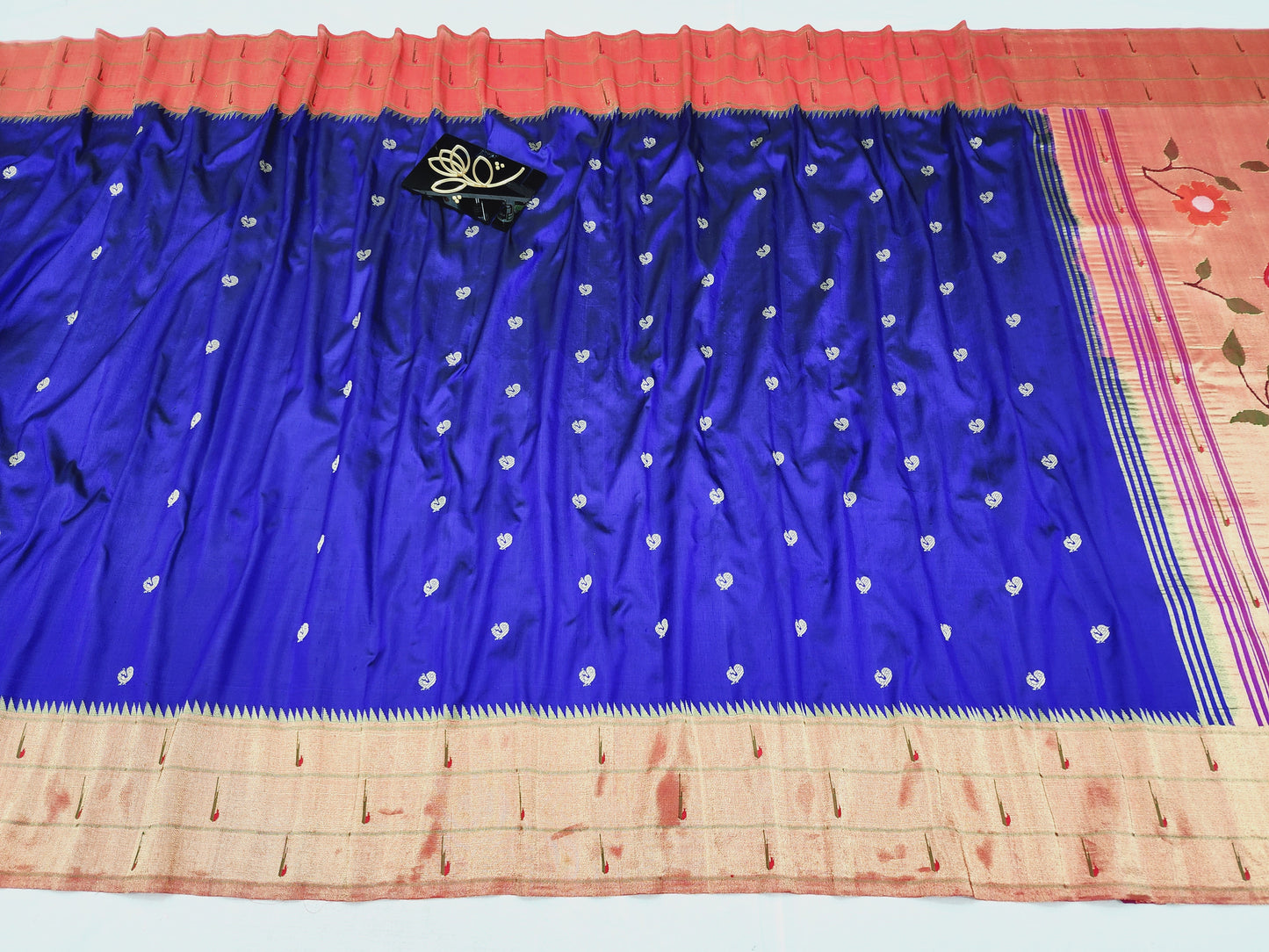 Triple Muniya Brocade Paithani