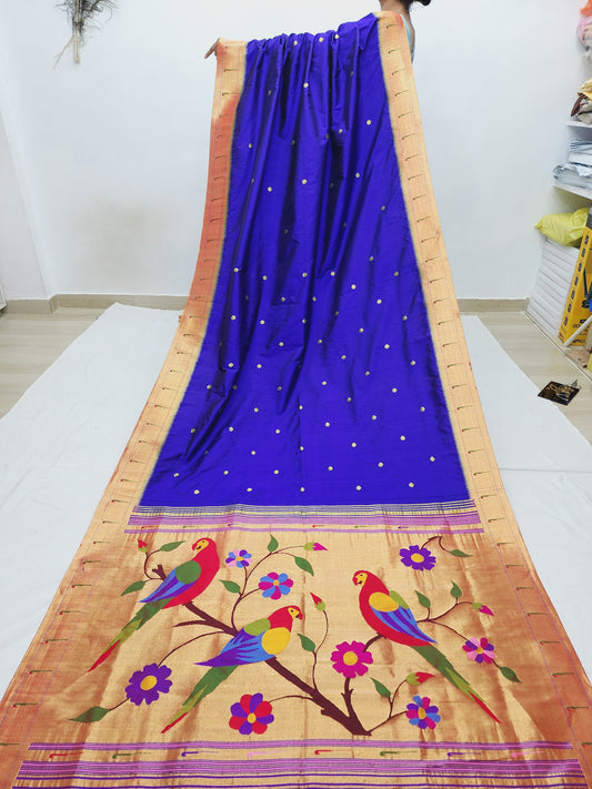 Single Muniya Brocade Paithani