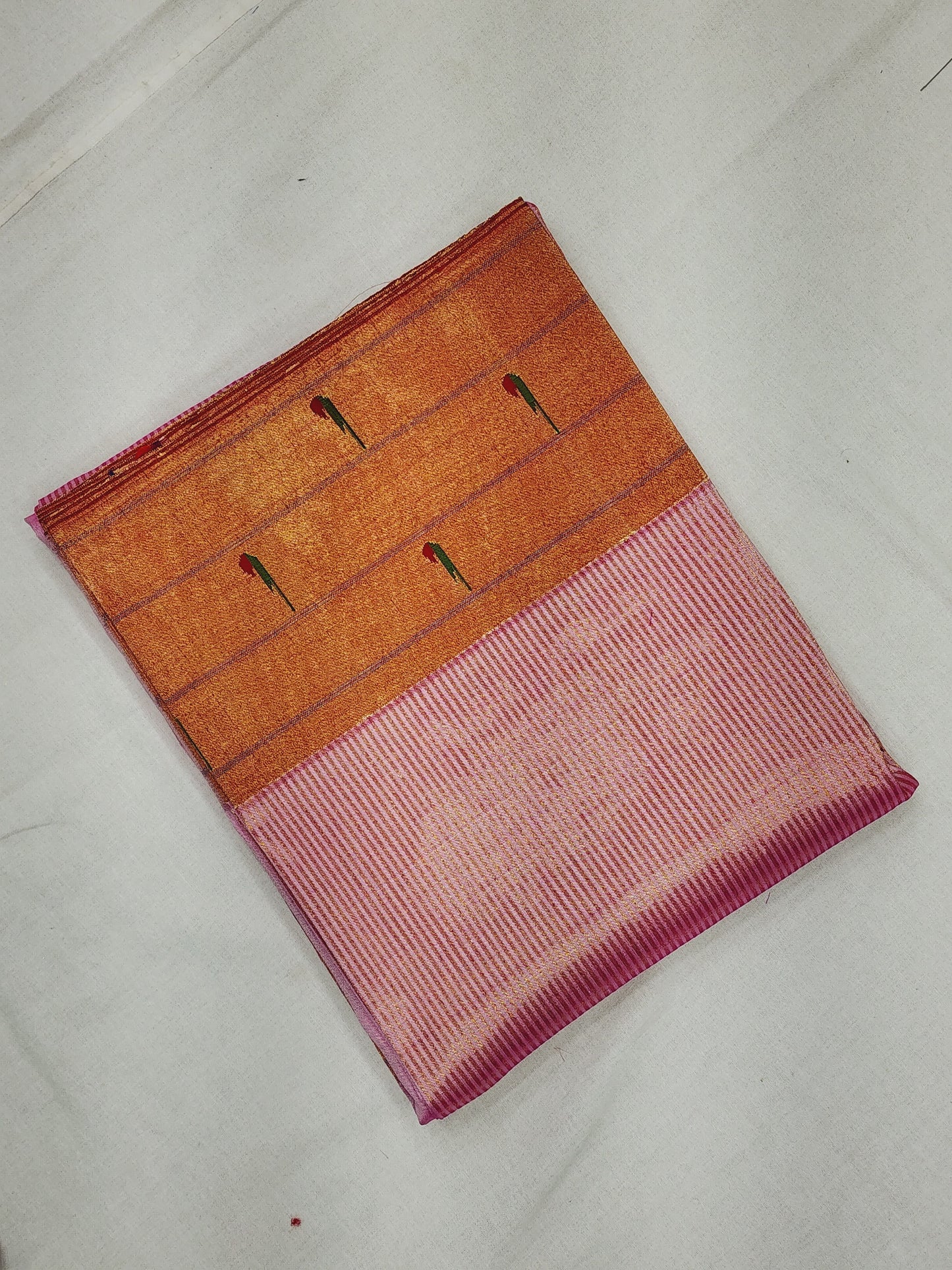 Triple Muniya Brocade Paithani