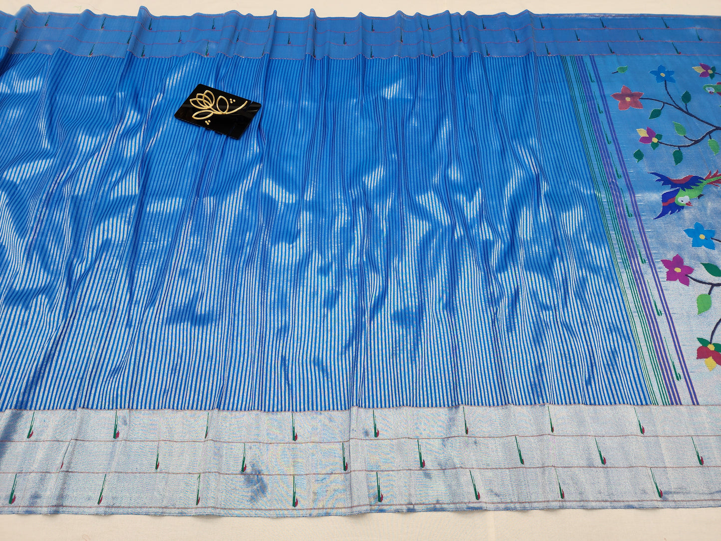 Triple Muniya Brocade Paithani
