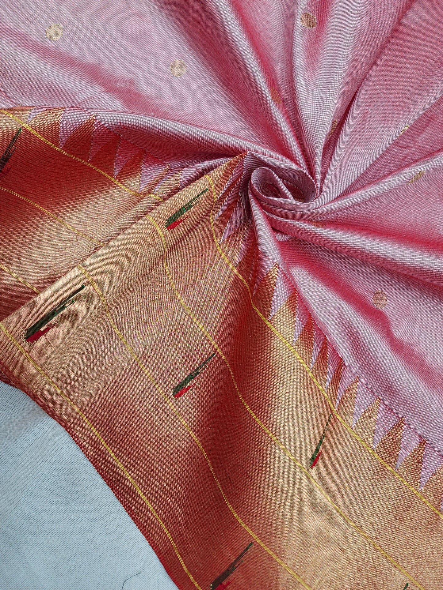 Triple Muniya Brocade Paithani