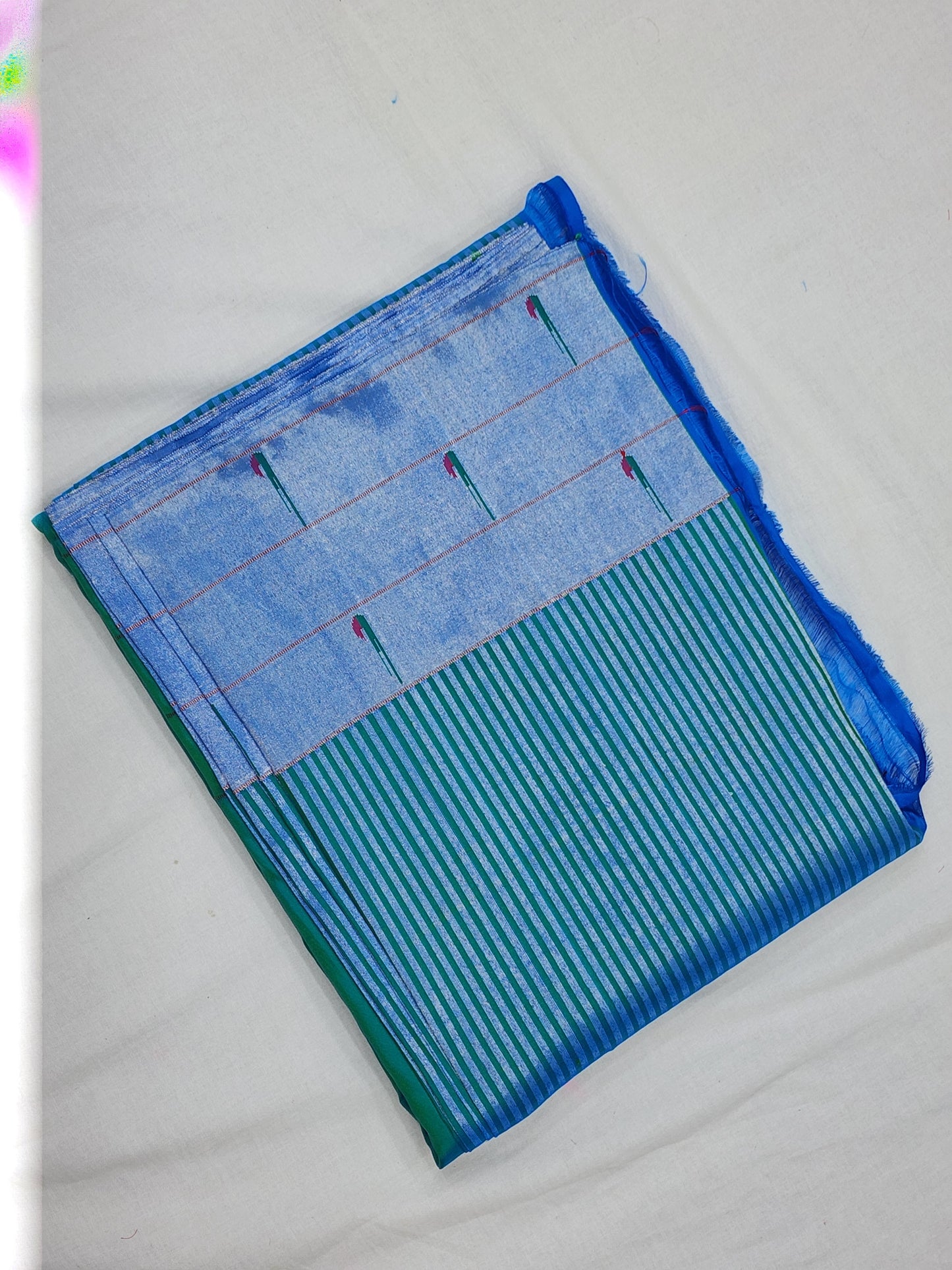 Triple Muniya Brocade Paithani