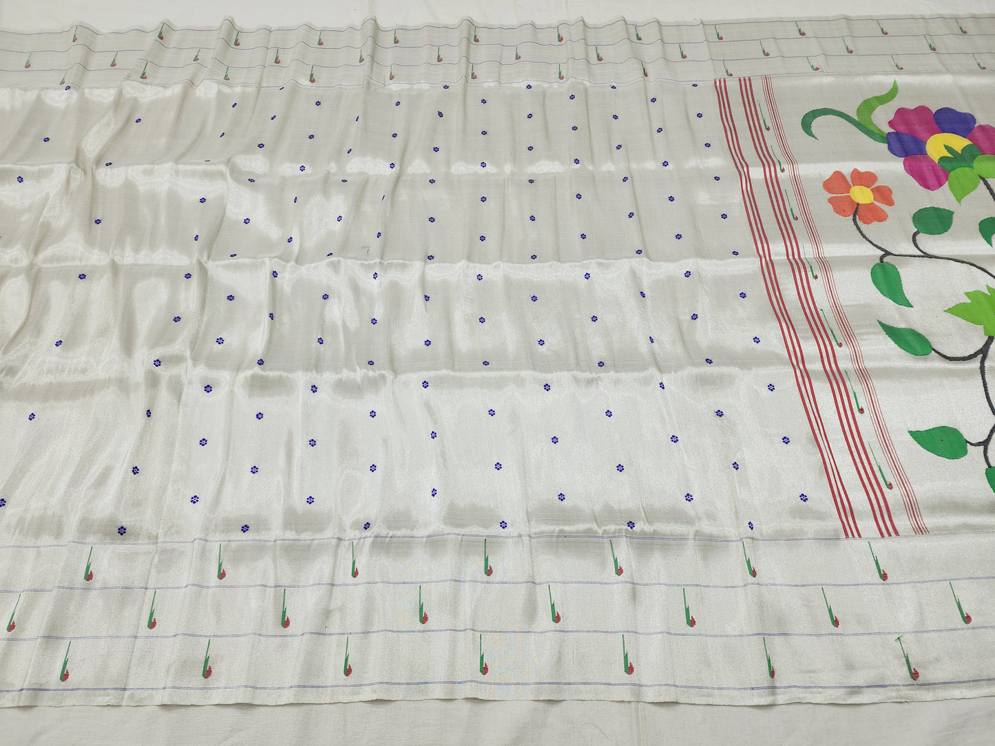 Triple Muniya Brocade Paithani