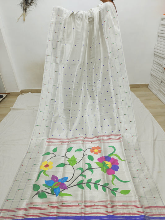 Triple Muniya Brocade Paithani