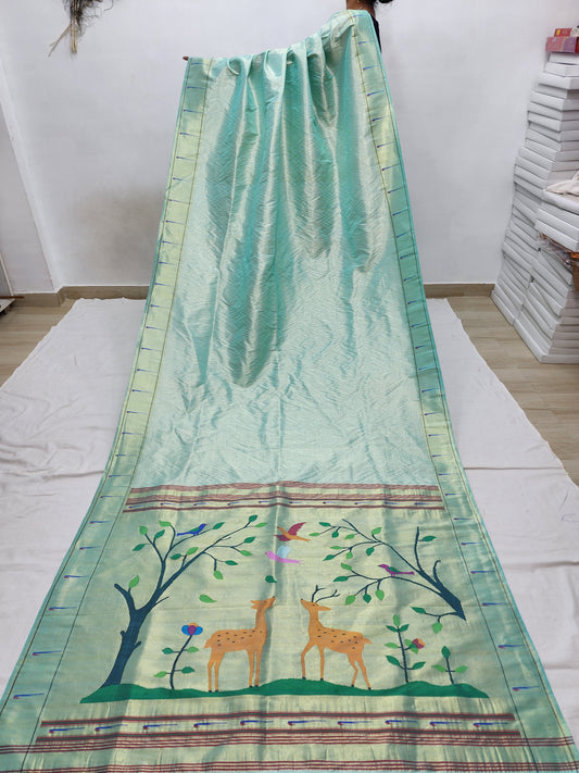 Single Muniya Brocade Paithani