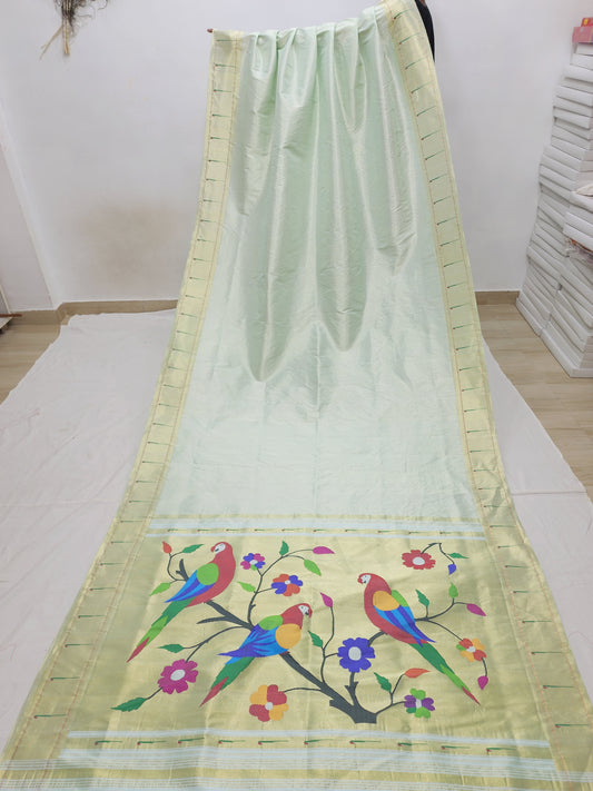 Single Muniya Brocade Paithani