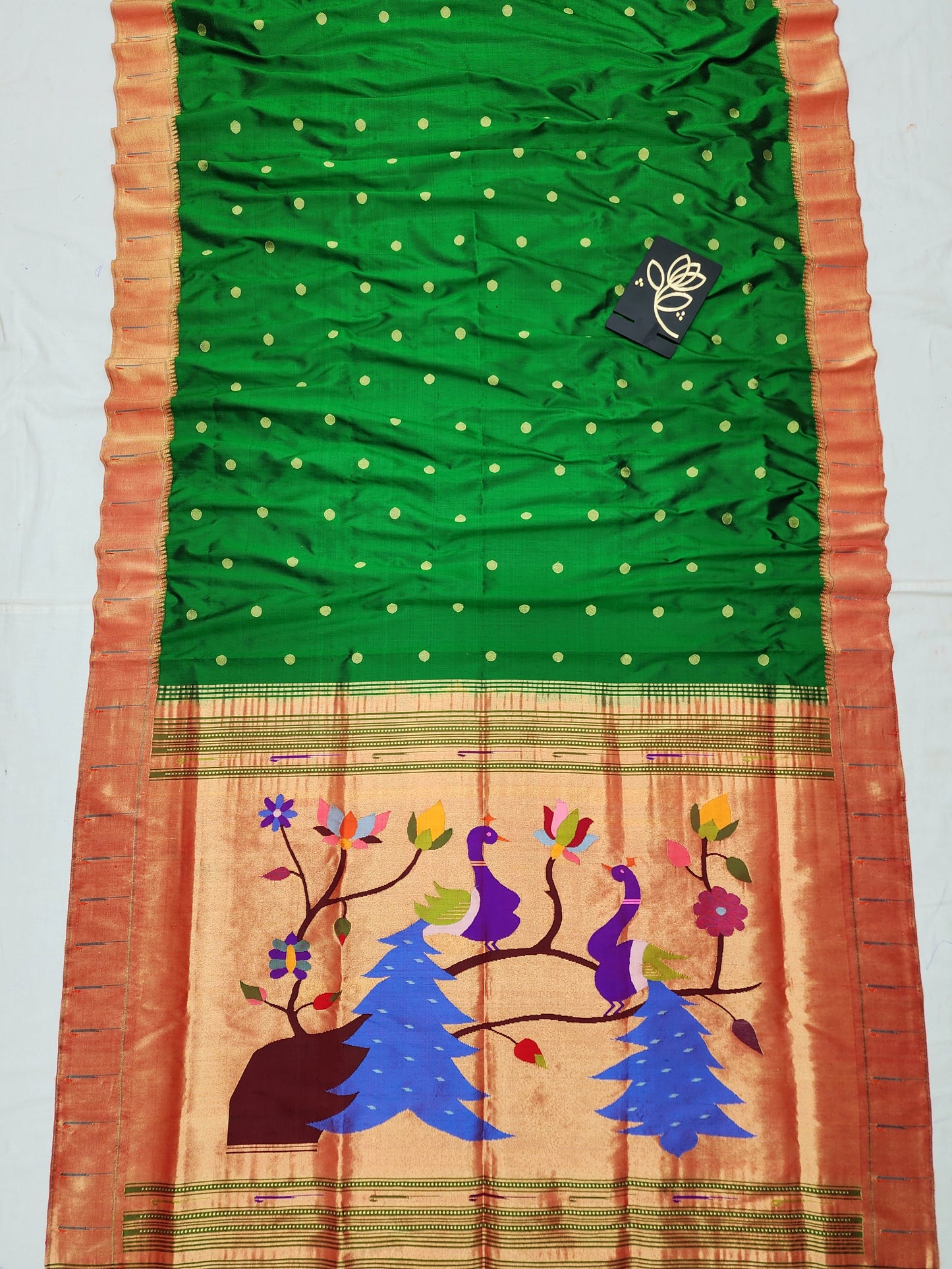 Single Muniya Brocade Paithani