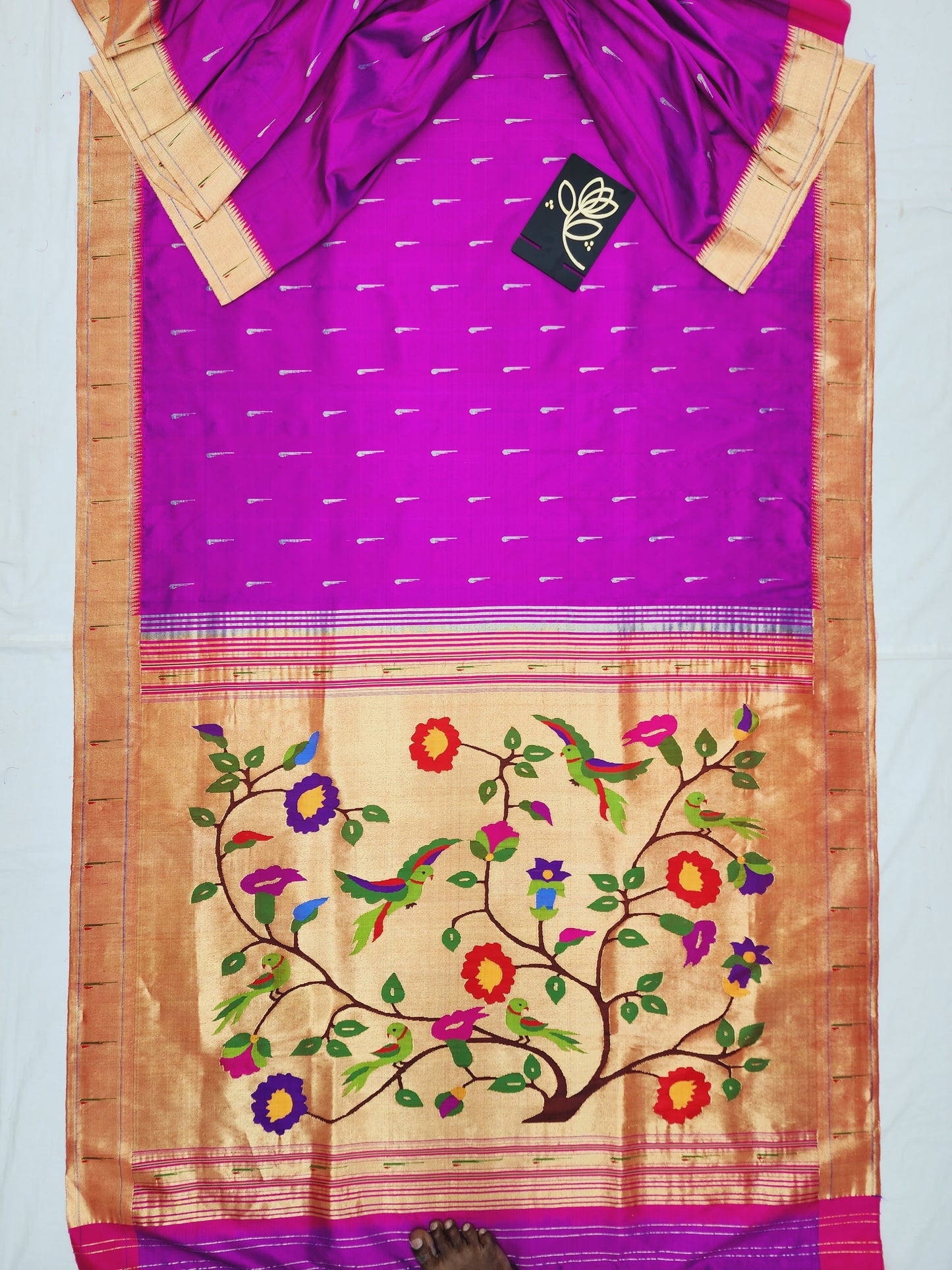 Single Muniya Brocade Paithani