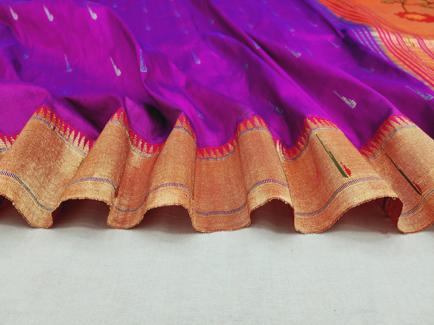 Single Muniya Brocade Paithani