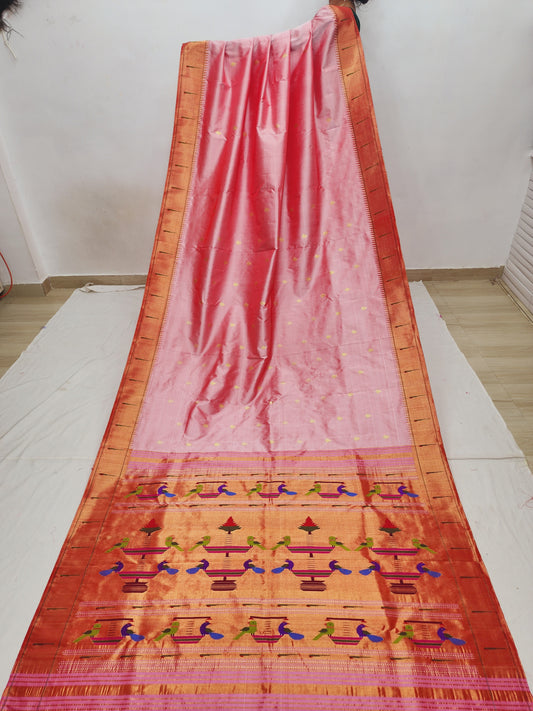 Single Muniya Brocade Paithani