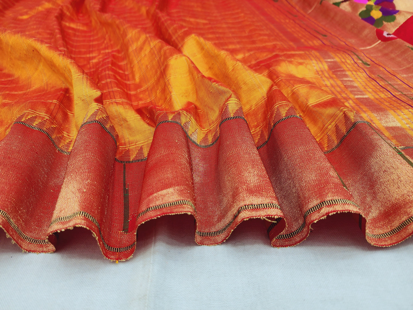 Single Muniya Brocade Paithani