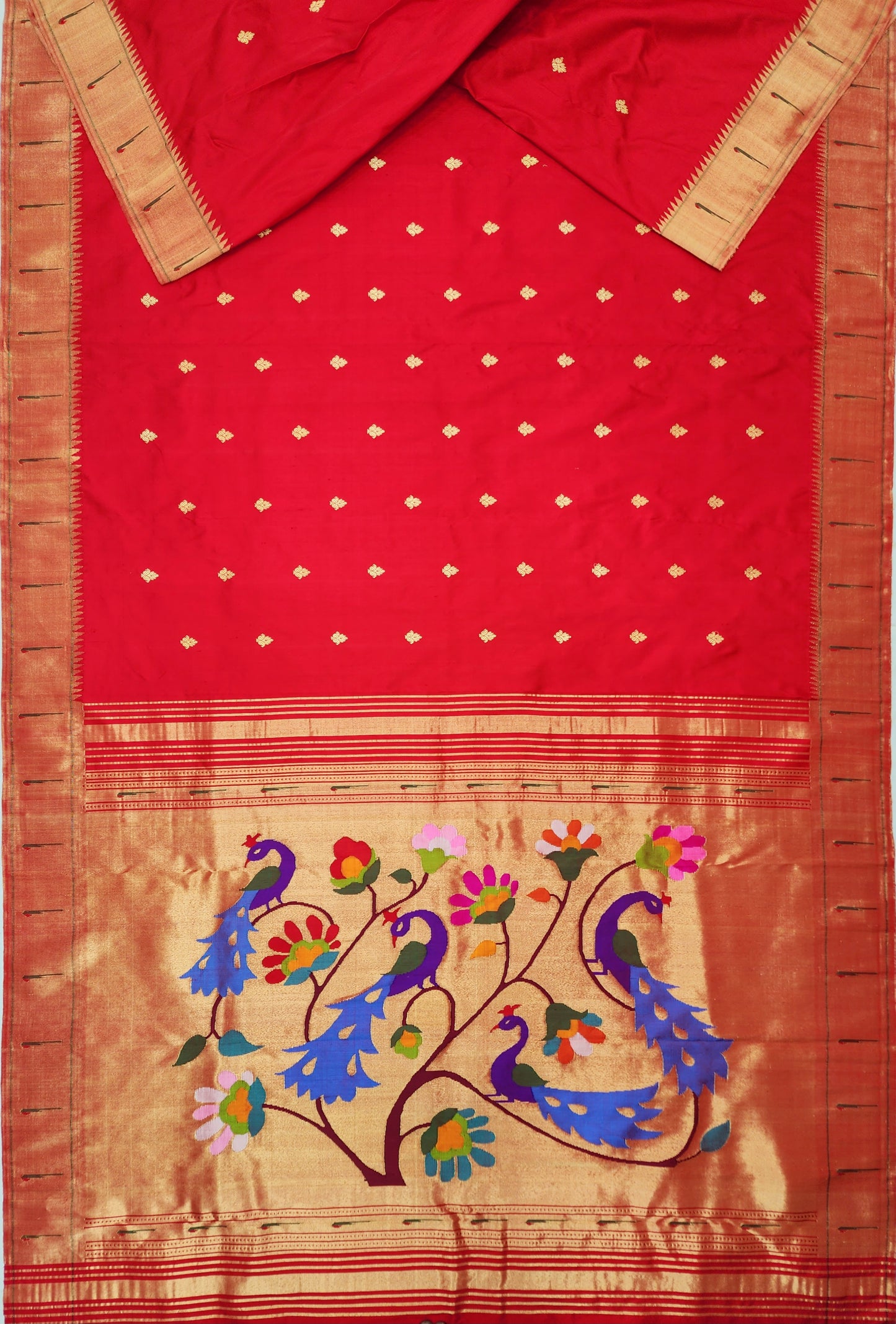 Single Muniya Brocade Paithani
