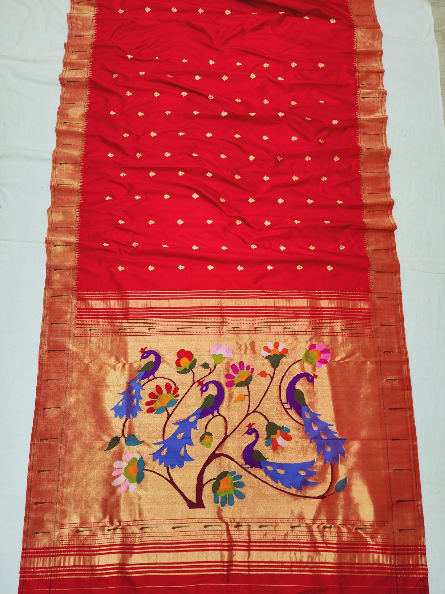 Single Muniya Brocade Paithani