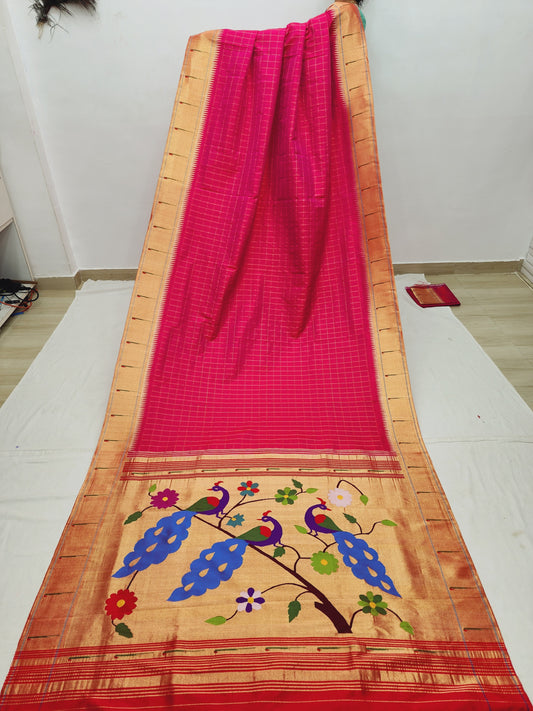 Single Muniya Brocade Paithani
