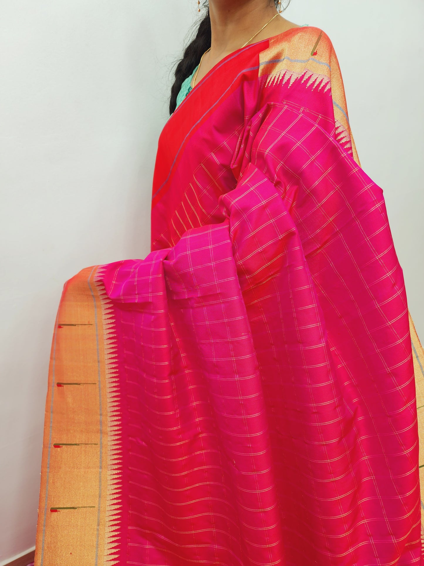 Single Muniya Brocade Paithani