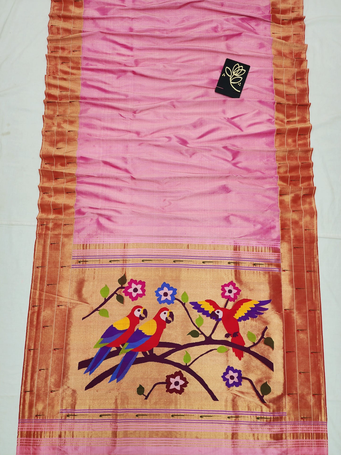Triple Muniya Brocade Paithani