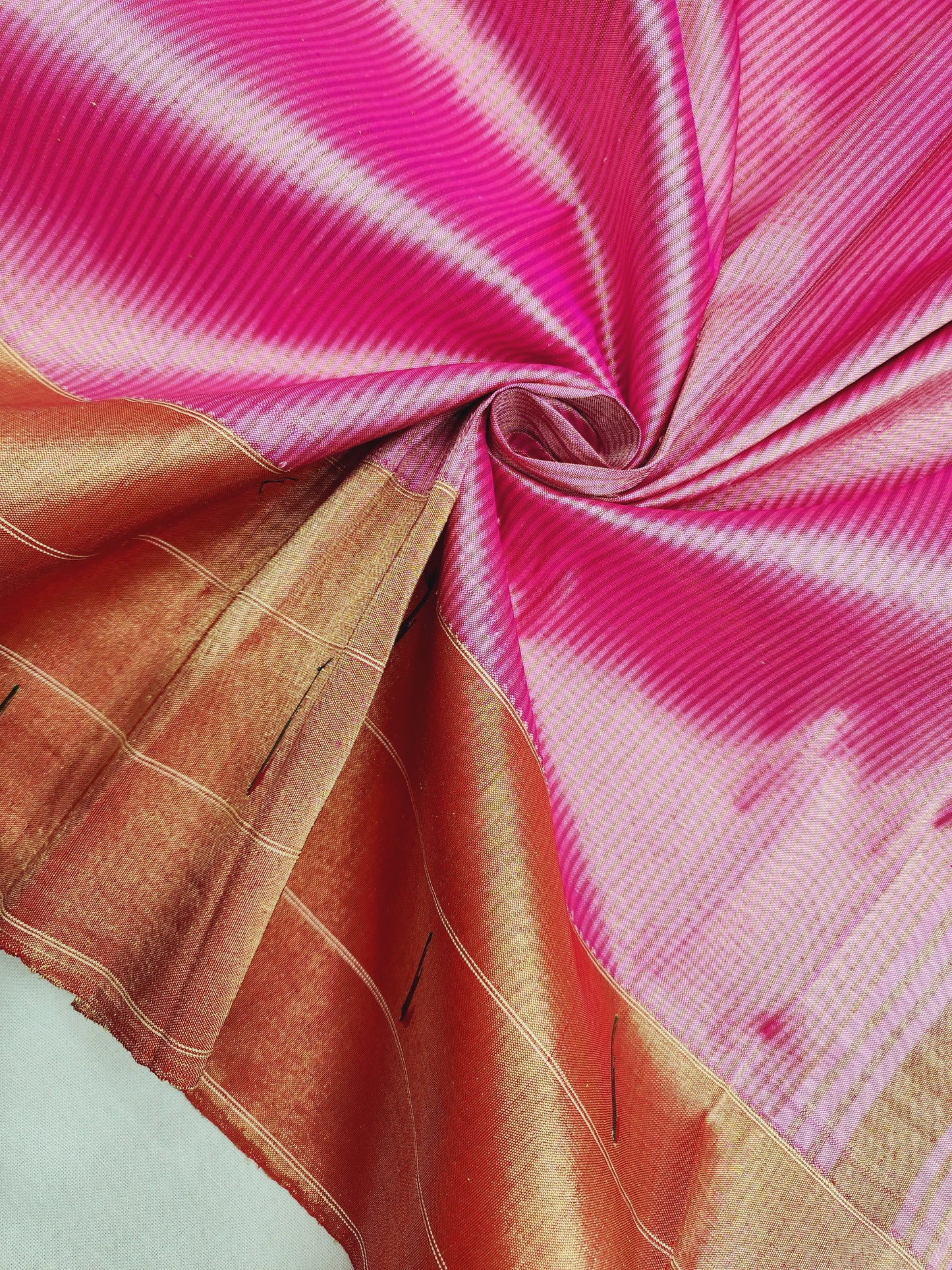 Triple Muniya Brocade Paithani