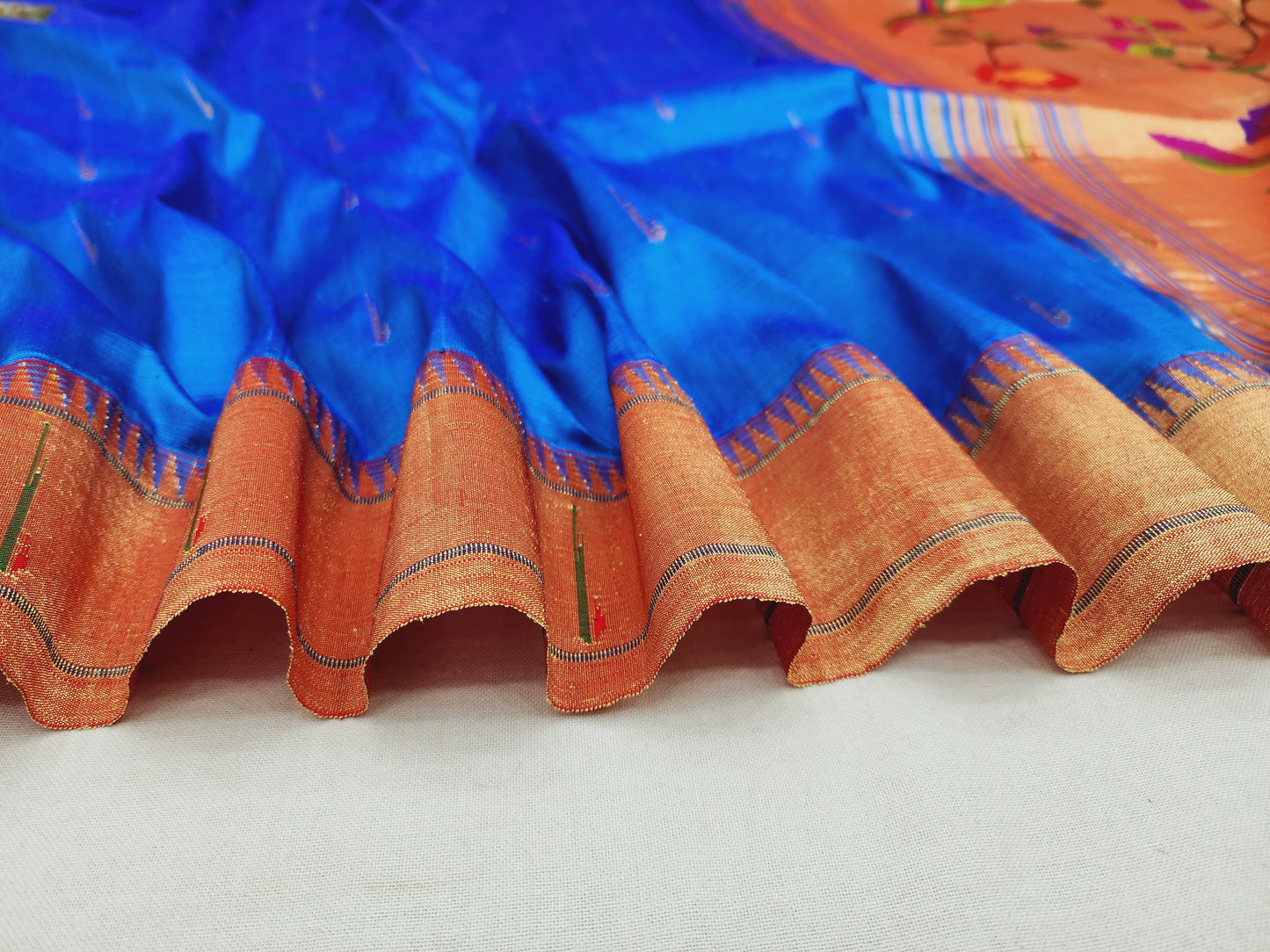 Single Muniya Brocade Paithani