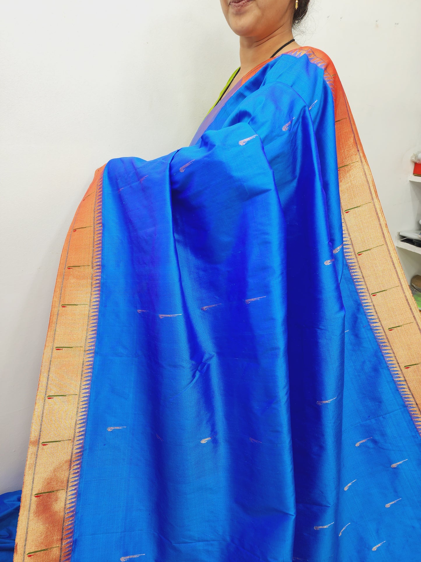 Single Muniya Brocade Paithani